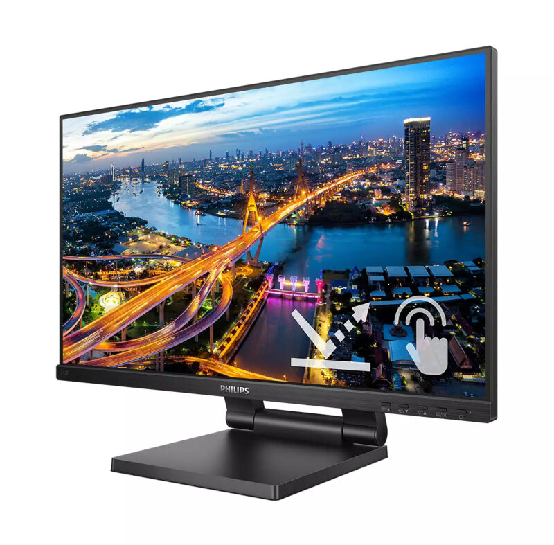 Philips 242B1TC/00 Monitor PC 60,5 cm (23.8") 1920 x 1080 Pixel Full HD LED Touch screen Nero