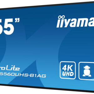 iiyama LH5560UHS-B1AG visualizzatore di messaggi Pannello A digitale 139,7 cm (55") LED Wi-Fi 500 cd/m² 4K Ultra HD Nero Processore integrato Android 11 24/7 immagine gallery 7 iiyama LH5560UHS-B1AG visualizzatore di messaggi Pannello A digitale 139,7 cm (55") LED Wi-Fi 500 cd/m² 4K Ultra HD Nero Processore integrato Android 11 24/7