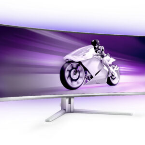 Philips Evnia 8000 49M2C8900L/00 Monitor PC 124,2 cm (48.9") 5120 x 1440 Pixel Dual QHD QD-OLED Bianco