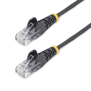 StarTech.com N6PAT150CMBKS cavo di rete Nero 1,5 m Cat6 U/UTP (UTP) immagine principale StarTech.com Cavo di Rete Ethernet Snagless CAT6 da 1m - Cavo Patch antigroviglio slim RJ45 - Nero