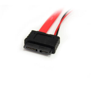 StarTech.com Adattatore cavo slimline SATA a SATA e alimentazione LP4 30,5 cm immagine gallery 2 StarTech.com Adattatore cavo slimline SATA a SATA e alimentazione LP4 90 cm