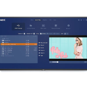NEC MultiSync ME431-MPi4 Pannello piatto per segnaletica digitale 109,2 cm (43") LCD 400 cd/m² 4K Ultra HD Nero Processore integrato 18/7