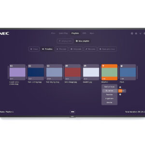 NEC MultiSync ME431-MPi4 Pannello piatto per segnaletica digitale 109,2 cm (43") LCD 400 cd/m² 4K Ultra HD Nero Processore integrato 18/7