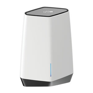NETGEAR Orbi Pro WiFi 6 Tri-band Mesh System Router (SXR80) Banda tripla (2.4 GHz/5 GHz/5 GHz) Wi-Fi 6 (802.11ax) Grigio, Bianco 4 Interno