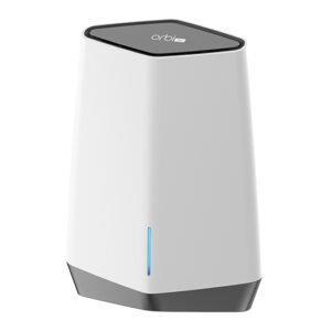 NETGEAR Orbi Pro WiFi 6 Tri-band Mesh System Router (SXR80) Banda tripla (2.4 GHz/5 GHz/5 GHz) Wi-Fi 6 (802.11ax) Grigio, Bianco 4 Interno