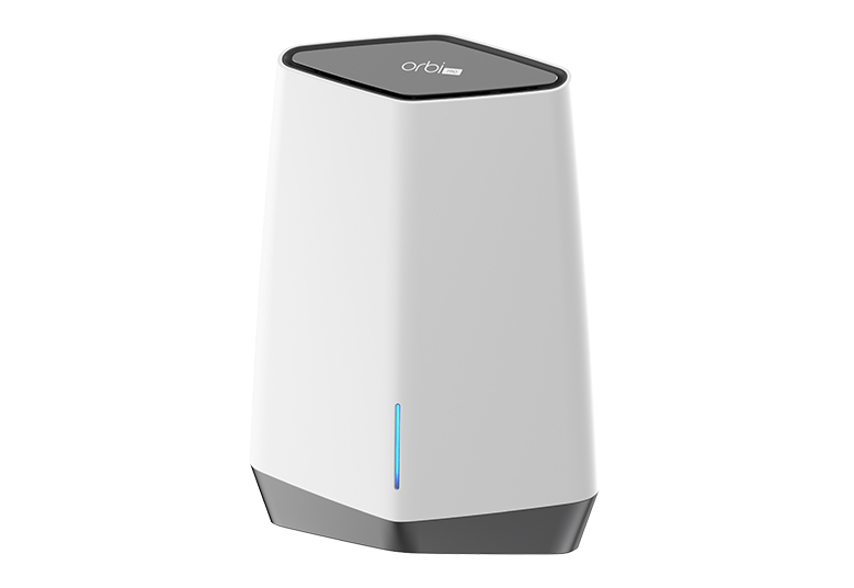 NETGEAR Orbi Pro WiFi 6 Tri-band Mesh System Router (SXR80) Banda tripla (2.4 GHz/5 GHz/5 GHz) Wi-Fi 6 (802.11ax) Grigio, Bianco 4 Interno