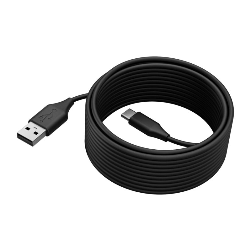 Jabra 14202-11 cavo USB USB 2.0 5 m USB C USB A Nero immagine principale Jabra 14202-11 cavo USB USB 2.0 5 m USB C USB A Nero