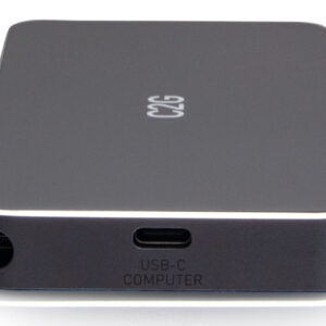 C2G Docking station USB-C 7 in 1 con tecnologia MST a doppio display con HDMI, DisplayPort, Ethernet, USB e Power Delivery fino a 100 W - 4K 60 Hz
