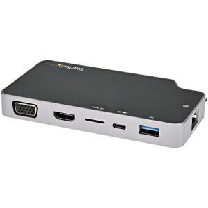 StarTech.com Adattatore Multiporta USB C - Convertitore USB-C a HDMI 4K o VGA con 100W Power Delivery Pass-through, 2 porte 10Gbps USB Hub, MicroSD, GbE - Mini dock da viaggio USB 3.1 Type-C immagine principale StarTech.com Adattatore Multiporta USB C - Convertitore USB-C a HDMI 4K o VGA con 100W Power Delivery Pass-through, 2 porte 10Gbps USB Hub, MicroSD, GbE - Mini dock da viaggio USB 3.1 Type-C