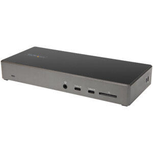 StarTech.com Dock USB type C - Docking station USB C con triplo monitor 4K - Power Delivery 100W - DP 1.4 Alt Mode & DSC, 2x DisplayPort 1.4/HDMI 2.0 - 6xUSB (2x 10Gbps) - Windows/Chrome immagine principale StarTech.com Dock USB type C - Docking station USB C con triplo monitor 4K - Power Delivery 100W - DP 1.4 Alt Mode & DSC, 2x DisplayPort 1.4/HDMI 2.0 - 6xUSB (2x 10Gbps) - Windows/Chrome