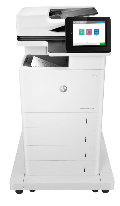 HP LaserJet Enterprise M636fh Multifunction Bianco e nero Stampante, Solo Ethernet; Fotocopiatrice, scanner