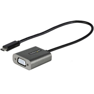 StarTech.com Adattatore USB C VGA - Adattatore Dongle da USB Type-C a VGA 1080p - Convertitore video da USB-C (modalità DP Alt) a monitor/display VGA - Compatibile con Thunderbolt 3 - Cavo lungo 30 cm immagine principale StarTech.com Adattatore USB C VGA - Adattatore Dongle da USB Type-C a VGA 1080p - Convertitore video da USB-C (modalità DP Alt) a monitor/display VGA - Compatibile con Thunderbolt 3 - Cavo lungo 30 cm
