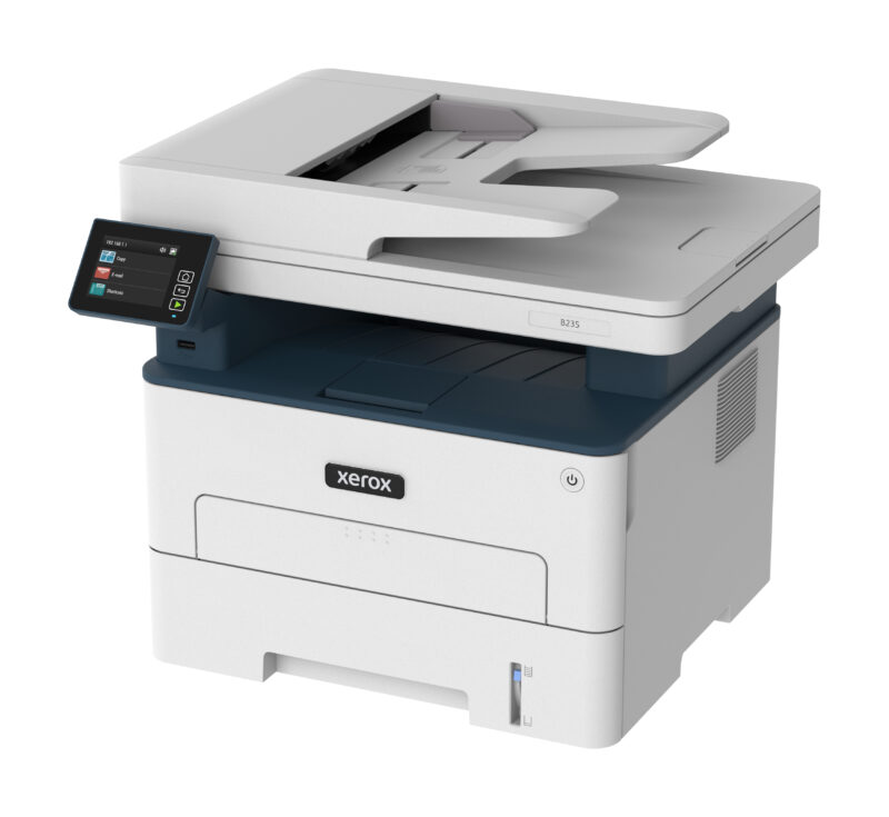Xerox B235 A4 34 ppm Copia/Stampa/Scansione/Fax wireless con stampa fronte/retro PS3 PCL5e/6 ADF 2 vassoi Totale 251 fogli