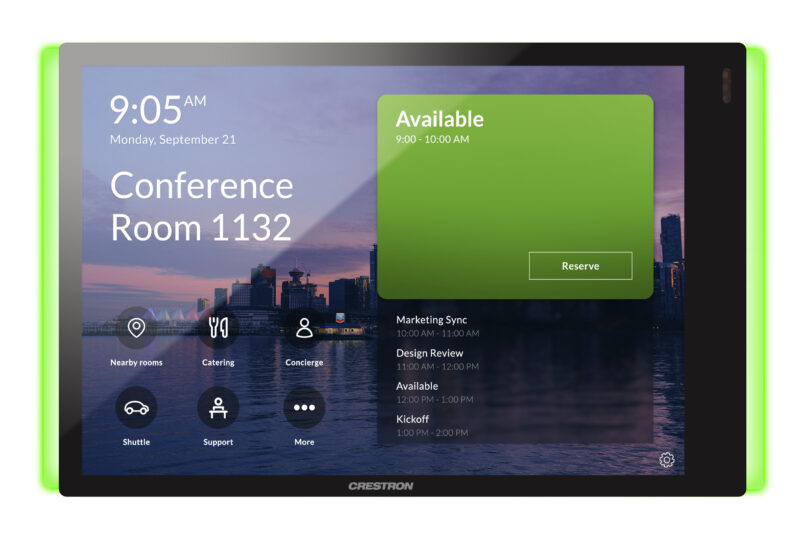 Crestron TSS-770-T-B-S-LB KIT espositore per sale riunioni 17,8 cm (7") 1280 x 800 Pixel 802.11a, 802.11b, 802.11g, Wi-Fi 4 (802.11n), Wi-Fi 5 (802.11ac) Plastica