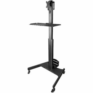StarTech.com Scrivania sit stand - Postazione di lavoro mobile con supporto per monitor, CPU/PC, ripiano per tastiera - Carrello ergonomico per computer da tavolo regolabile in altezza - Postazione di lavoro mobile su ruote immagine principale StarTech.com Scrivania sit stand - Postazione di lavoro mobile con supporto per monitor, CPU/PC, ripiano per tastiera - Carrello ergonomico per computer da tavolo regolabile in altezza - Postazione di lavoro mobile su ruote