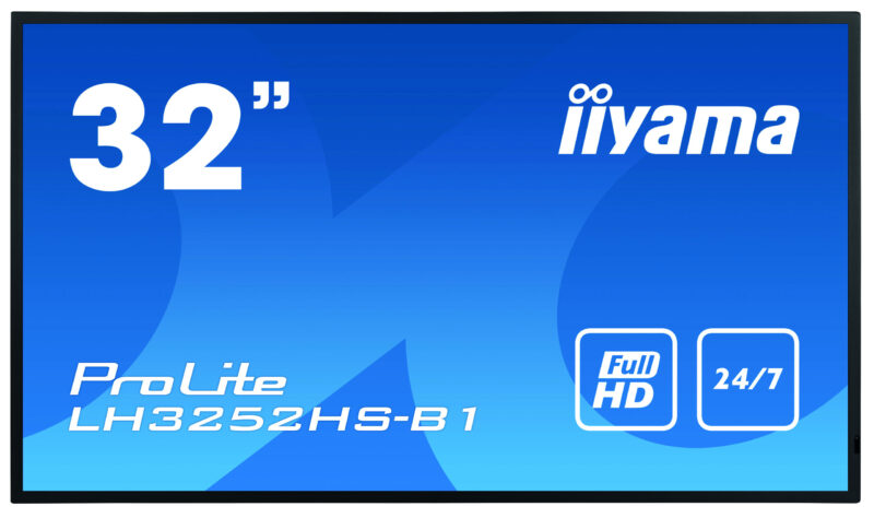 iiyama LH3252HS-B1 visualizzatore di messaggi Pannello piatto per segnaletica digitale 80 cm (31.5") IPS 400 cd/m² Full HD Nero Processore integrato Android 8.0 immagine gallery 6 iiyama LH3252HS-B1 visualizzatore di messaggi Pannello piatto per segnaletica digitale 80 cm (31.5") IPS 400 cd/m² Full HD Nero Processore integrato Android 8.0