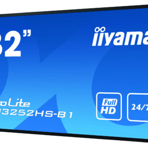 iiyama LH3252HS-B1 visualizzatore di messaggi Pannello piatto per segnaletica digitale 80 cm (31.5") IPS 400 cd/m² Full HD Nero Processore integrato Android 8.0 immagine principale iiyama LH3252HS-B1 visualizzatore di messaggi Pannello piatto per segnaletica digitale 80 cm (31.5") IPS 400 cd/m² Full HD Nero Processore integrato Android 8.0