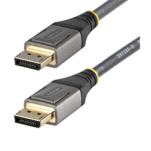 StarTech.com Cavo DisplayPort 1.4 certificato VESA da 3 m - 8K 60Hz HDR10 - Video Ultra HD 4K 120Hz - Cavo DP 1.4 - Cavo video DP per monitor/display - Cavo con connettore DisplayPort (M) a DisplayPort (M) immagine principale StarTech.com Cavo DisplayPort 1.4 certificato VESA da 1 m - 8K 60Hz HDR10 - Video Ultra HD 4K 120Hz - Cavo DP 1.4 - Cavo video DP per monitor/display - Cavo con connettore DisplayPort (M) a DisplayPort (M)