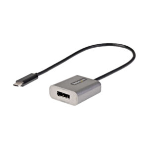 StarTech.com Adattatore USB C a DisplayPort 8K/4K 60Hz - Adattatore Dongle USB-C a DisplayPort 1.4 - Convertitore video USB Type-C a DP Monitor - Funziona con Thunderbolt 3 - Cavo integrato da 30 cm immagine principale StarTech.com Adattatore USB C a DisplayPort 8K/4K 60Hz - Adattatore Dongle USB-C a DisplayPort 1.4 - Convertitore video USB Type-C a DP Monitor - Funziona con Thunderbolt 3 - Cavo integrato da 30 cm