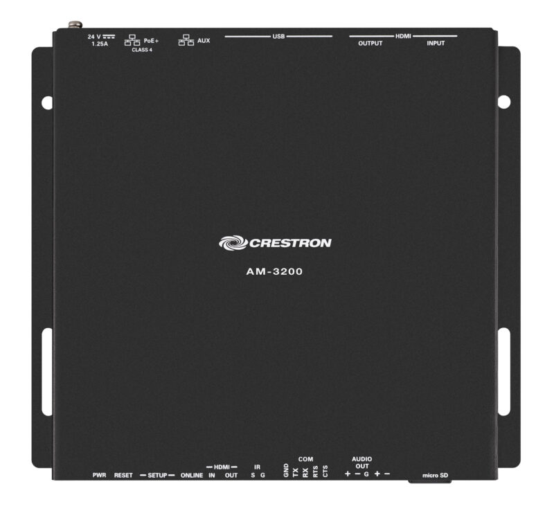 Crestron AM-3200 moltiplicatore AV Ripetitore AV Nero immagine gallery 3 Crestron AM-3200 moltiplicatore AV Ripetitore AV Nero