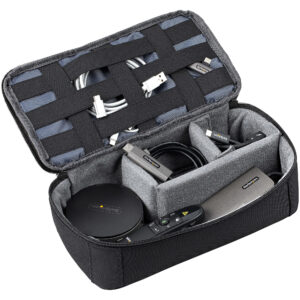 StarTech.com Zaino per Laptop 17.3" con Custodia per Accessori Rimovibile - Zaino per Professionisti Informatici in Nylon Balistico per Lavoro/Viaggi - Zaino porta PC Ergonomico con Tasche per Notebook/Tablet