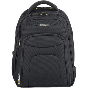 StarTech.com Zaino per Laptop 17.3" con Custodia per Accessori Rimovibile - Zaino per Professionisti Informatici in Nylon Balistico per Lavoro/Viaggi - Zaino porta PC Ergonomico con Tasche per Notebook/Tablet