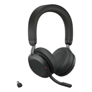 Jabra Evolve2 75 Auricolare Con cavo e senza cavo A Padiglione Musica e Chiamate USB tipo-C Bluetooth Base di ricarica Nero immagine gallery 3 Jabra Evolve2 75 Auricolare Con cavo e senza cavo A Padiglione Ufficio USB tipo-C Bluetooth Nero