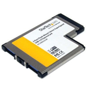StarTech.com Adattatore scheda ExpressCard SuperSpeed USB 3.0 da 54 mm a scomparsa a 2 porte con supporto UASP immagine principale StarTech.com Adattatore scheda ExpressCard SuperSpeed USB 3.0 da 54 mm a scomparsa a 2 porte con supporto UASP