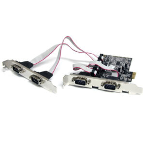 StarTech.com Scheda seriale PCI Express nativa a 4 porte RS-232 con 16550 UART immagine principale StarTech.com Scheda seriale PCI Express nativa a 4 porte RS-232 con 16550 UART