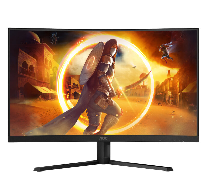 AOC G4 CQ32G4VE Monitor PC 80 cm (31.5") 2560 x 1440 Pixel Quad HD LCD Nero, Grigio