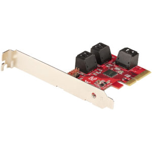 StarTech.com Scheda PCI Express 3.0 a SATA - Scheda di Espansione PCIe SATA a 6 porte - 6 Gbps - Staffa a Profilo Basso - Connettori SATA Sovrapposti - ASM1166 Non-Raid - Adattatore da PCI Express a SATA immagine principale StarTech.com Scheda PCI Express 3.0 a SATA - Scheda di Espansione PCIe SATA a 6 porte - 6 Gbps - Staffa a Profilo Basso - Connettori SATA Sovrapposti - ASM1166 Non-Raid - Adattatore da PCI Express a SATA