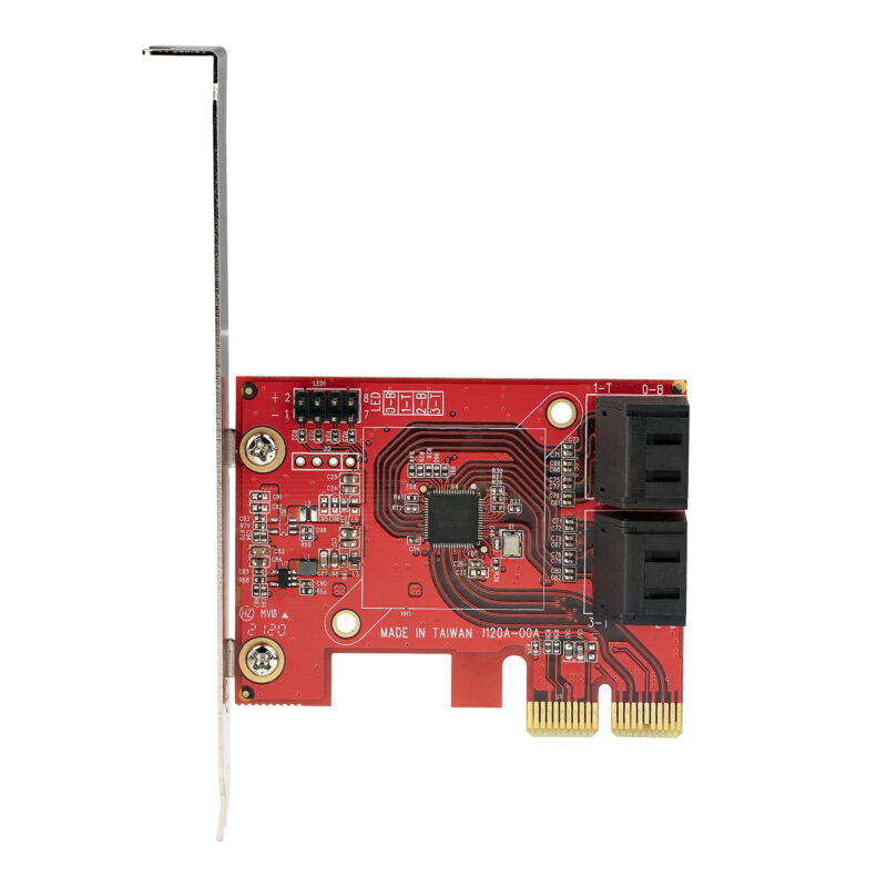StarTech.com Scheda PCIe SATA - Scheda di Espansione PCIe SATA a 4 porte 6 Gbps - Staffa a Profilo Basso/Alto - ASM1062 senza RAID - Convertitore PCI Express SATA per SSD/HDD immagine gallery 6 StarTech.com Scheda PCIe SATA - Scheda di Espansione PCIe SATA a 4 porte 6 Gbps - Staffa a Profilo Basso/Alto - ASM1062 senza RAID - Convertitore PCI Express SATA per SSD/HDD