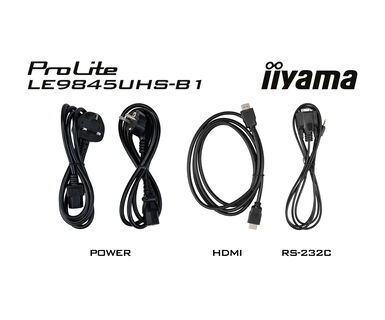 iiyama LE9845UHS-B1 visualizzatore di messaggi Pannello piatto per segnaletica digitale 2,49 m (98") LED Wi-Fi 350 cd/m² 4K Ultra HD Nero Processore integrato Android 8.0 18/7