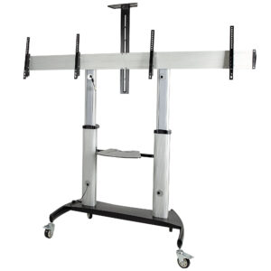 StarTech.com STNDMTVDUO Supporto TV a parete 152,4 cm (60") Nero, Argento immagine principale StarTech.com STNDMTVDUO Supporto TV a parete 152,4 cm (60") Nero, Argento