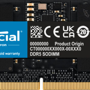Crucial CT16G56C46S5 memoria 16 GB 1 x 16 GB DDR5 Data Integrity Check (verifica integrità dati) immagine principale 3M BPTMS001 schermo anti-riflesso 31,2 cm (12.3") Computer portatile Filtro per la privacy senza bordi per display