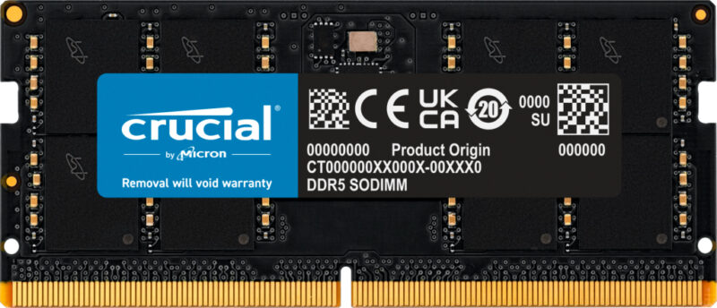 Crucial CT32G48C40S5 memoria 32 GB 1 x 32 GB DDR5