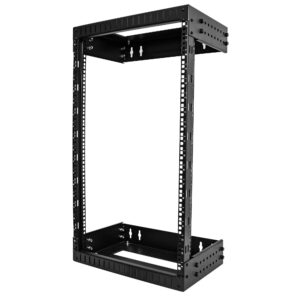 StarTech.com Armadio Rack a Muro 19" 18U - Armadio di rete/Quadro rack 19 pollici a profondità regolabile 30-50cm - Resistente Server rack a parete a 2 montanti per AV/Dati/Telecomunicazioni/Attrezzature IT/Switch