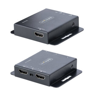 StarTech.com HDMI Extender via Ethernet 4K 30Hz/40m o 1080p/70m, Kit Extender HDMI via CAT6/CAT5, Estensione HDMI su IP con Power over Cable (PoE), Kit Trasmattitore e Ricevitore HDMI con IR e alimentatore singolo immagine principale StarTech.com HDMI Extender via Ethernet 4K 30Hz/40m o 1080p/70m, Kit Extender HDMI via CAT6/CAT5, Estensione HDMI su IP con Power over Cable (PoE), Kit Trasmattitore e Ricevitore HDMI con IR e alimentatore singolo