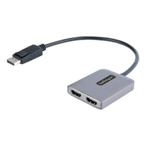 StarTech.com Adattatore da DisplayPort a HDMI - DisplayPort 1.4 MST Hub con cavo da 30 cm - Convertitore DP Doppio HDMI 4K 60Hz - Splitter HUB Multi Stream Trasport DP 1.4 a 2x HDMI - HUB HDMI - DSC - HBR3 immagine principale StarTech.com Adattatore da DisplayPort a HDMI - DisplayPort 1.4 MST Hub con cavo da 30 cm - Convertitore DP Doppio HDMI 4K 60Hz - Splitter HUB Multi Stream Trasport DP 1.4 a 2x HDMI - HUB HDMI - DSC - HBR3