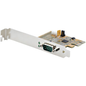 StarTech.com Scheda seriale PCI Express a 1 porta; Scheda di interfaccia seriale da PCIe a RS232 (DB9), Scheda PCIe per PC con 16C1050 UART, staffe standard o a basso profilo, ritenzione COM, Windows e Linux immagine principale StarTech.com Scheda seriale PCI Express a 1 porta; Scheda di interfaccia seriale da PCIe a RS232 (DB9), Scheda PCIe per PC con 16C1050 UART, staffe standard o a basso profilo, ritenzione COM, Windows e Linux