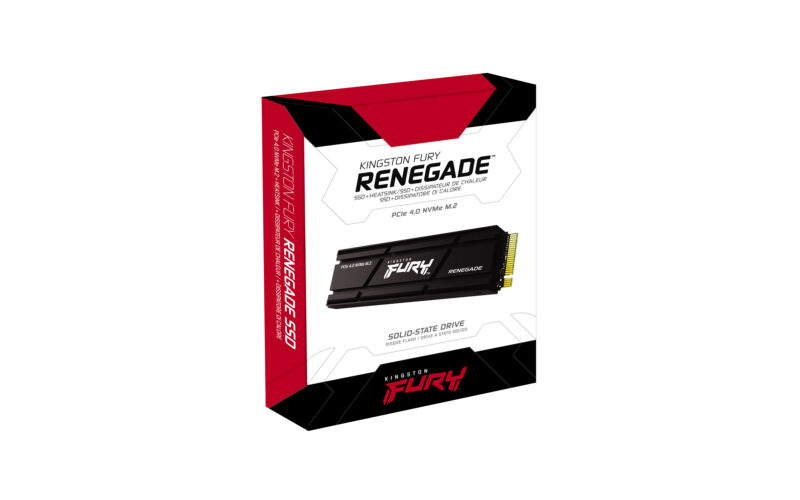 Kingston Technology 4000G RENEGADE PCIe 4.0 NVMe SSD W/ Dissipatore di calore immagine gallery 4 Kingston Technology 4000G RENEGADE PCIe 4.0 NVMe SSD W/ Dissipatore di calore