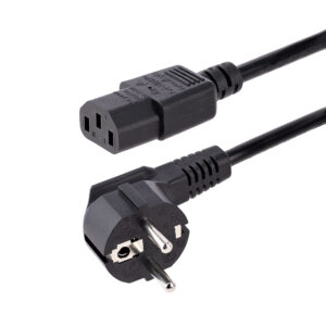StarTech.com Cavo di alimentazione per PC da EU Schuko a C13 da 1 m, Cavo di corrente AC 250V 10A 18AWG, Cavo di ricambio con spina italiana per portatile/TV/monitor/schermo da Schuko CEE 7/7 a IEC 60320 C13, Nero immagine principale StarTech.com Cavo di alimentazione per PC da EU Schuko a C13 da 1 m, Cavo di corrente AC 250V 10A 18AWG, Cavo di ricambio con spina italiana per portatile/TV/monitor/schermo da Schuko CEE 7/7 a IEC 60320 C13, Nero