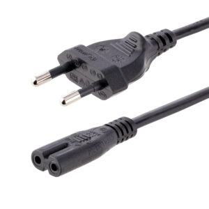 StarTech.com Cavo di Alimentazione CA da 3m, Spina EuroPlug a C7, 2.5A-250V, 18AWG, Cavo Elettrico di Ricambio con spina italiana per Notebook / Stampanti/Monitor/Laptop, Cavo alimentazione bipolare immagine principale StarTech.com Cavo di Alimentazione CA da 2m, Spina EuroPlug a C7, 2.5A-250V, 18AWG, Cavo Elettrico di Ricambio con spina italiana per Notebook / Stampanti/Monitor/Laptop, Cavo alimentazione bipolare