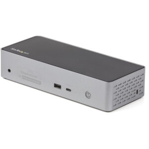 StarTech.com Docking Station USB C - Quad Monitor DisplayPort/HDMI 4K 60Hz - Dock USB-C Multi HDMI/DP, Power Delivery 100W - Hub USB con 1 Porta USB Type-C e 3 Porte USB-A, Ethernet, Audio immagine principale StarTech.com Docking Station USB C - Quad Monitor DisplayPort/HDMI 4K 60Hz - Dock USB-C Multi HDMI/DP, Power Delivery 100W - Hub USB con 1 Porta USB Type-C e 3 Porte USB-A, Ethernet, Audio