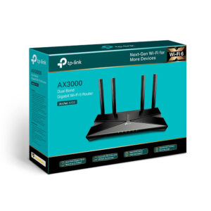 TP-Link Archer AX50 router wireless Gigabit Ethernet Dual-band (2.4 GHz/5 GHz) Nero