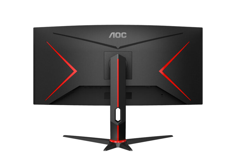 AOC G2 CU34G2XP Monitor PC 86,4 cm (34") 3440 x 1440 Pixel UltraWide Quad HD LED Nero, Rosso