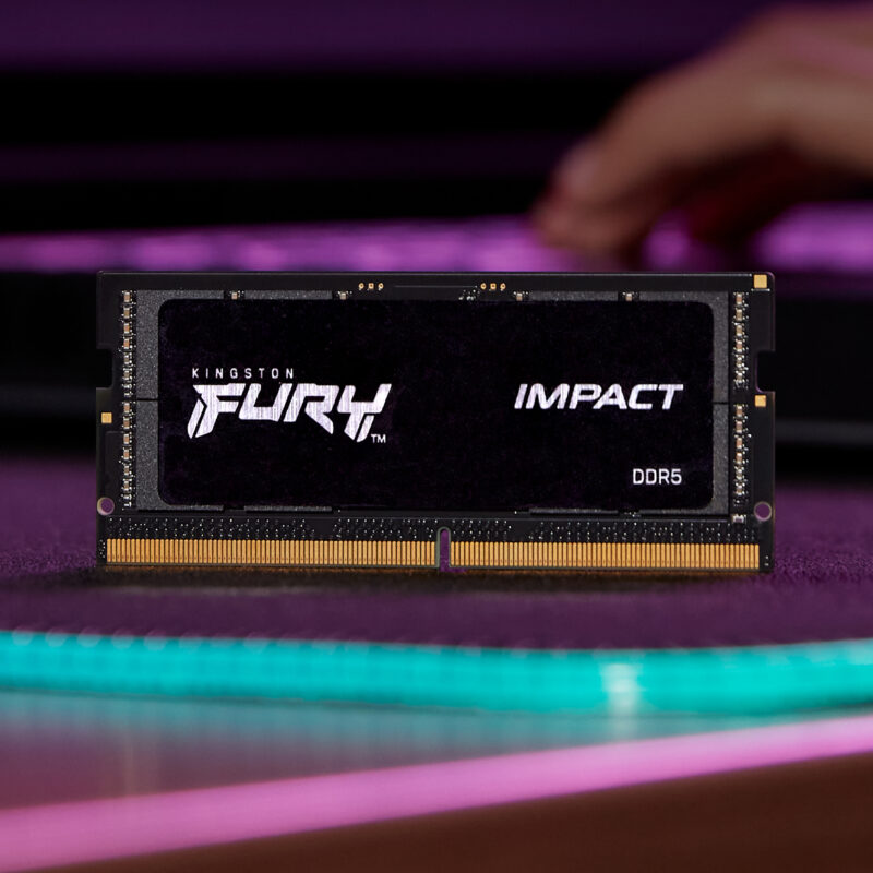 Kingston Technology FURY 32 GB 6000 MT/s DDR5 CL38 SODIMM (Kit da 2) Impact XMP immagine gallery 6 Kingston Technology FURY 32 GB 5600 MT/s DDR5 CL40 SODIMM Impact PnP