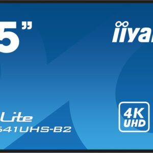 iiyama LH5541UHS-B2 visualizzatore di messaggi Design chiosco 138,7 cm (54.6") LCD 500 cd/m² 4K Ultra HD Nero Processore integrato 18/7