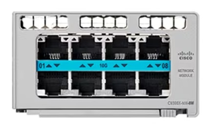 Cisco C9300X-NM-8M modulo del commutatore di rete 10 Gigabit Ethernet, Gigabit Ethernet immagine principale Cisco C9300X-NM-8M modulo del commutatore di rete 10 Gigabit Ethernet, Gigabit Ethernet