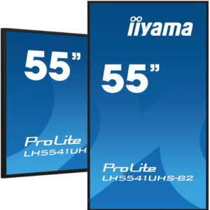 iiyama LH5541UHS-B2 visualizzatore di messaggi Design chiosco 138,7 cm (54.6") LCD 500 cd/m² 4K Ultra HD Nero Processore integrato 18/7